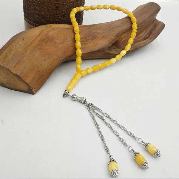 Saudi Arabia Best seller style 33 beads Amber Tasbih with nice smell prayer beads rosary
